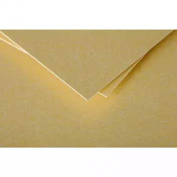 Pollen fra Clairefontaine C6-kort, guld, 210 g/m², pH-neutral, syrefri, 110 x 155 mm, 1 stk. (111390C)