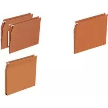 ELBA DEFI FLEX hængemappe, orange, kraftkarton 230 g/m², 330 mm ophængscentre, metalbøjler, A4 400126817