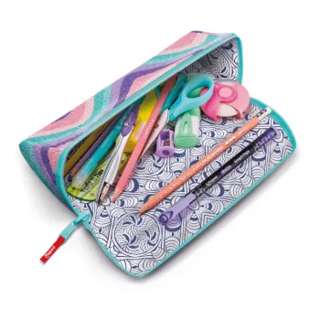 Maped Effect Pastel Softy Waves XXL penalhus, trekantet, vendbar, Pastel Waves 931913