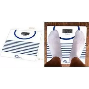 Little Balance LB 8655 Digital Personvægt Sailor, USB-C genopladelig, batteriløs, 180 kg