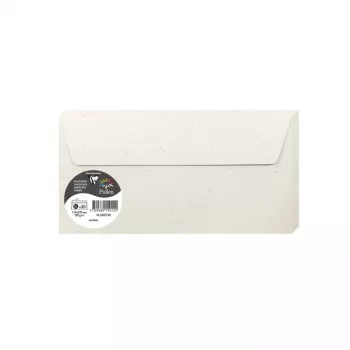 Pollen by Clairefontaine DL-konvolut, natur 100% genbrugspapir, 120 g/m², 110 x 220 mm, 1 stk (55012C)