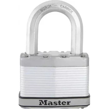 Master Lock Excell Laminated Steel Padlock 52mm with 38mm Shackle (M5EURDLF)