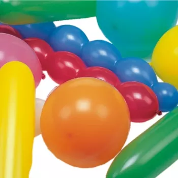 PAPSTAR XXL Latex Balloons, Assorted Shapes and Colours, Extra Large, 1 Piece 18668
