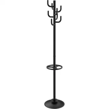 MAULpolaris tøjstativ med 8 kroge, sort (RAL 9004 mat) 9402090