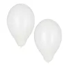 PAPSTAR White Latex Balloons, 250 mm Diameter, 100-Pack, Helium-Compatible 18956