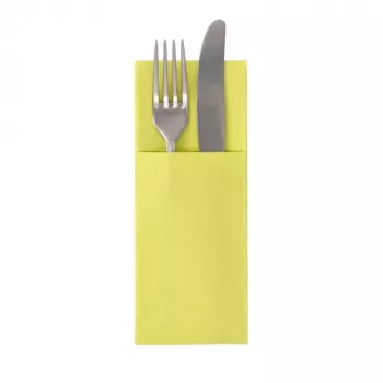 PAPSTAR Royal Collection Servietpose, limegrøn, premium-tissue, 40 x 40 cm, 1/8-fold, 50 stk. 37333