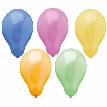 PAPSTAR Trend Latex Balloons, Assorted Colours, 250 mm Diameter, 1 Piece (81463)