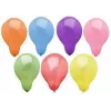PAPSTAR Festballoner, 290 mm diameter, farverig blanding, heliumegnet, 1 stk. (84211)