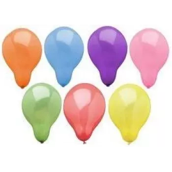 PAPSTAR Festballoner, 290 mm diameter, farverig blanding, heliumegnet, 1 stk. (84211)