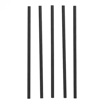PAPSTAR pure papirsugerør, 250 mm, sort, 8 mm diameter, bæredygtigt, 1 stk. (89092)