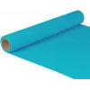 Papstar 82210 turkisfarvet papirbordløber på rulle, 400 mm x 5 m, rektangulær