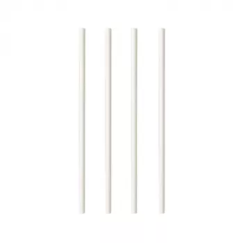 PAPSTAR pure papirsugerør, 200 mm, 6 mm, hvid, bæredygtigt, 250 stk. (87513)