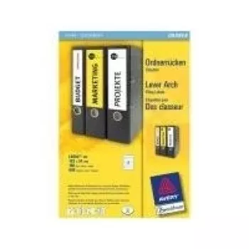 Avery L6060-100 hvide alsidige etiketter 70 x 37 mm, 960 etiketter (40 ark x 24)