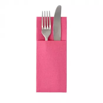 PAPSTAR ROYAL Collection servietlomme, fuchsia, stofagtig premium-tissue, 40 x 40 cm, 50 stk. (37331)