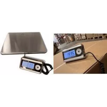 Little Balance LB 8371 Pro e-200 digital pakkevægt, 200 kg kapacitet, 50 g aflæsning, rustfrit stål-platform, separat LCD-display