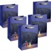 SIGEL GT115 julekapel store gaveposer, 26 x 33 cm, 5-pak