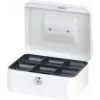 MAUL pengekasse hvid 200x170x90 mm stål med cylinderslås og 2 nøgler 56102-02
