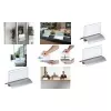 DURABLE PRESENTER DE LUXE Desk Name Plate A4 Landscape 105x297 mm Transparent 820319
