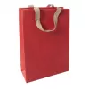 SIGEL Red Coco stor gavetaske, jutefiberpapir, rød, 1 stk (ET010)