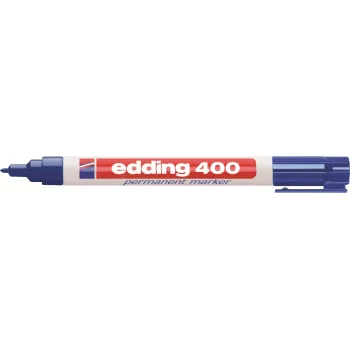 Edding 400 permanentmarker-sæt 4-400-4-1999, sort/rød/blå/grøn, vandfast