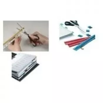 DURABLE TABFIX® selvklæbende indeksfaner 200x10 mm, transparent, 5 stk. 840219