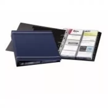 DURABLE VISIFIX 400 visitkort-ringbind A4, 400 kort, sort 238858