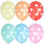 PAPSTAR Dots farverige latexballoner, 29 cm, 100 stk. 84525