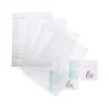 DURABLE CRYSTAL SIGN erstatningsfolier, 148 x 148 mm, transparent, 10 blade (483219)