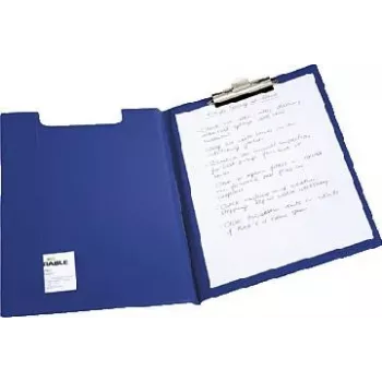 DURABLE clipboard STANDARD, DIN A4, mørkeblå, blød folie med kartonforstærkning 2357-07