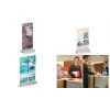 DURABLE PRESENTER 1/3 A4 stående L-stander, transparent, 99 x 210 mm 858719