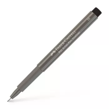 Faber-Castell PITT Artist Pen, Warm Grey IV, pigmenteret tusch, penselspids, høj lysægthed, 1 pen 167073