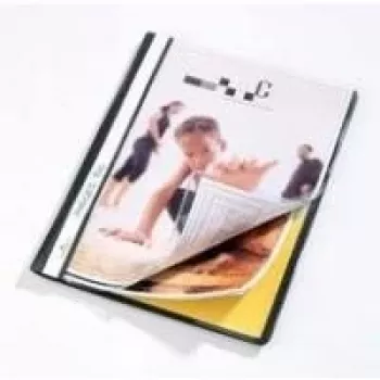 DURABLE DURAPLUS præsentationsmappe A4+ transparent polypropylen 25-pak 257906