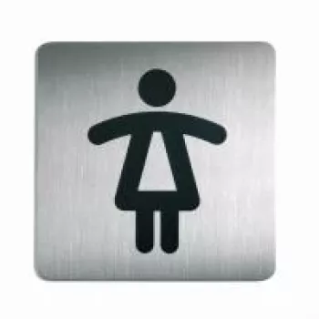 DURABLE PICTO WC damer 150x150 mm 1 ST 495623