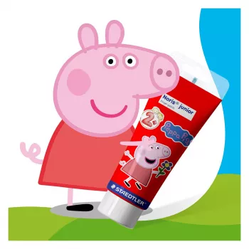 STAEDTLER Noris junior Peppa Pig fingerfarver, 4 x 150 ml, fra 2 år 8814 L1