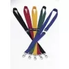DURABLE tekstil-lanyard 20 med karabinhage 813705, grøn, 10-pak
