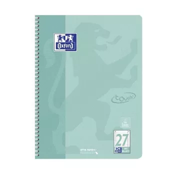 OXFORD collegeblok TOUCH ternet med margin A4, 80 ark, 90 g/m², forskellige farver 400196079