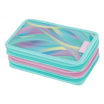 Herlitz TriCase Minty Love penalhus, 31 dele, polyester, tre rum, 3 lynlåse 400205914