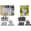 SIGEL BAB02 Desk Sharing Bag Basic L, mørkegrå, 5-delt sæt