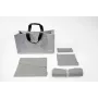 SIGEL BAB01 Desk Sharing Bag Basic L, lysegrå, 5-pak