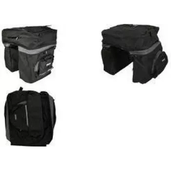 FISCHER cykeltaske sort 17L 86245:FISCHER