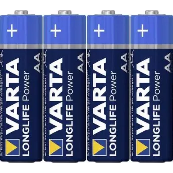 Varta High Energy 04906 AA Alkaline Batteries 4 Pack