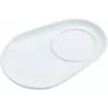 Ritzenhoff & Breker BIANCO oval porcelænsunderkop, 125 x 180 x 20 mm, hvid, 6 stk. 425895