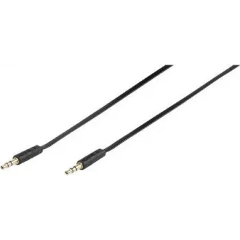 Vivanco 46/10 03FG lydforbindelseskabel 3,5mm jack til 3,5mm jack 0,3m sort 46130