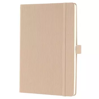 SIGEL Conceptum notesbog A5 ternet beige hardcover med Softwave-struktur CO650