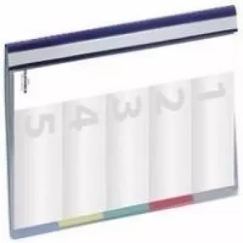 DURABLE DIVISOFLEX A4 organisationsmappe, 5 rum, blå 255706