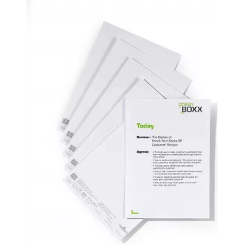 DURABLE indstiksetiketter A4 210 x 297 mm, 10 ark, hvid, karton 170 g/m², laser/blækprinter 485602