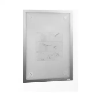 DURABLE DURAFRAME® WALLPAPER A3 sølv selvklæbende informationsramme 484423