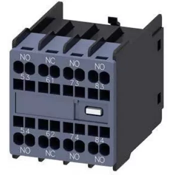 Siemens hjælpekontaktblok 3RH2911-2GA31, 1 S + 1 Ö, skrueklemme, frontmontage