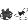 FISCHER Universal Bicycle Pump Holder, Black Plastic, for All Standard Hand Pumps, 1 Piece (85574)