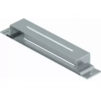 OBO Bettermann VL 35038E Connecting Plate for Cable Trays, 35 mm Side Height, Steel, Strip Galvanized 7400974